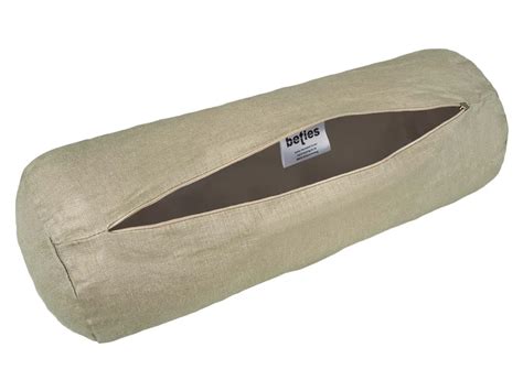 Nackenrollen Bezug Ca 15x40 Cm Leinen Taupe Kaufland De