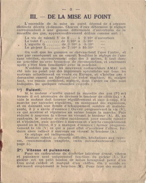 Conseils Pratiques Et Pieces Detachees Des Carburateurs Amac Et