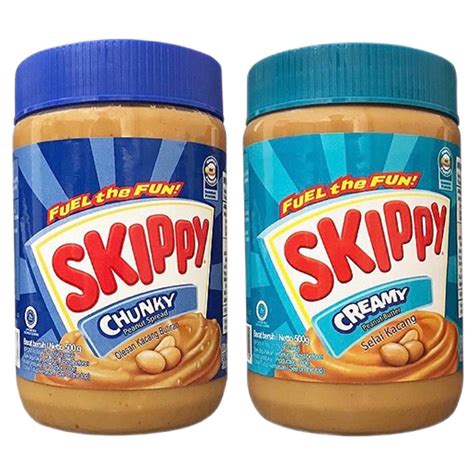 Jual Skippy Creamy Peanut Butter Gr Skippy Chunky Peanut Butter