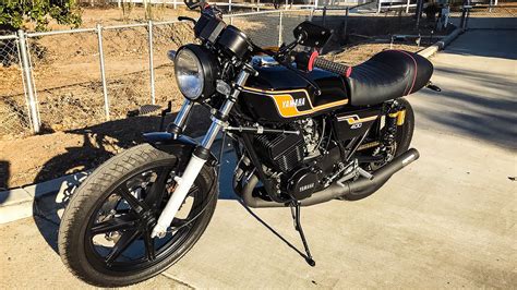 1977 Yamaha RD 400 – Dennis Kirk – Garage Build