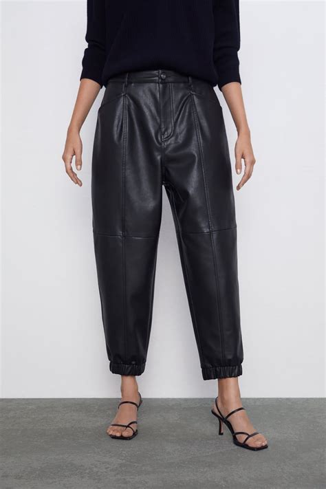 FAUX LEATHER PANTS View All PANTS WOMAN ZARA United States Hosen