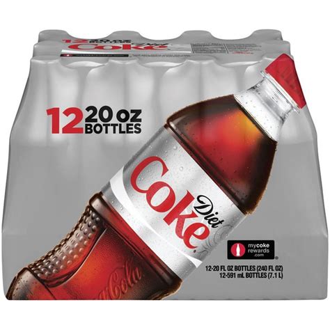 Diet Coke 20 Oz Shrinkwrap Cola 12 Ct Instacart