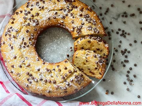 Ricotta Chocolate Chip Ciambella Cake