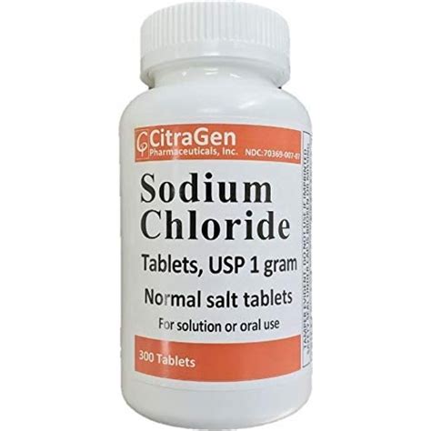 Sodium Chloride Tablets Gm Usp Normal Salt Tablets