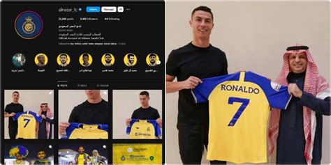 Ronaldo Gabung, Follower Instagram Al Nassr FC Meroket