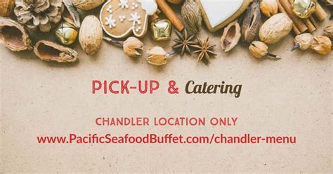 Pacific Seafood Buffet All You Can Eat Menu