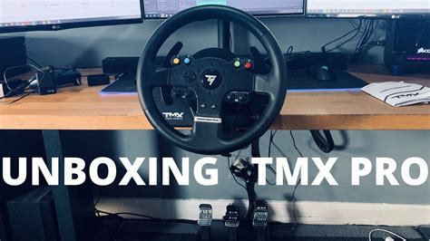 Thrustmaster Tmx Pro Force Feedback Racing Wheel Review Unboxing