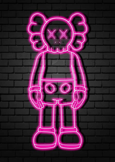 Kaws Wallpaper Pink Aesthetic 4k HD » PxBar.com