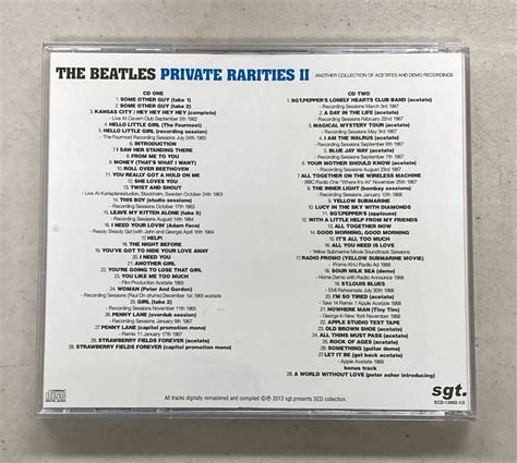 Yahoo オークション n219 THE BEATLES PRIVATE RARITIES2 ザビート