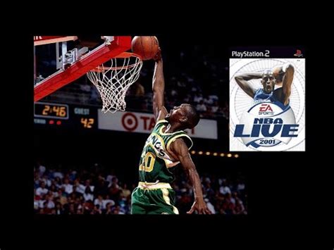 Gary Payton Dunks On Kevin Garnett NBA Live 2001 YouTube