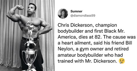 Chris Dickerson Legendary Bodybuilder And First Black Mr America