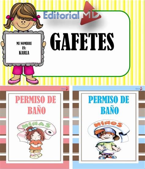 Formato Para Hacer Gafetes Word