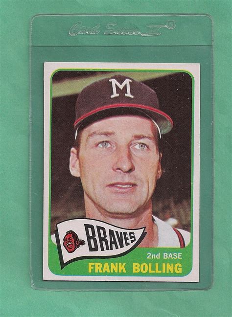 1965 Topps Milwaukee Braves Frank Bolling 269 NM Tough Card EBay