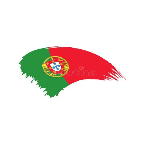 Portugal Flag Vector Illustration Stock Illustration Illustration Of