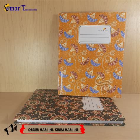 Jual Buku Tulis Hard Cover Buku Quarto Paperline Ready Ukuran Folio