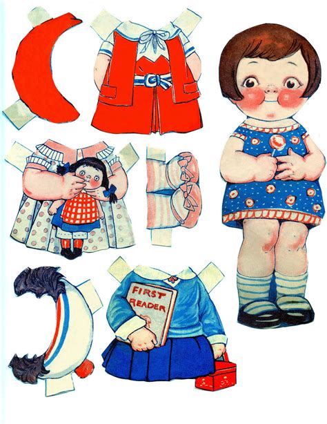 Free Printable Vintage Paper Dolls The Graphics Fairy