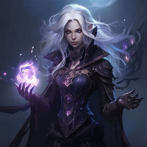 Drow Warlock In 2024 Dnd Characters Elven Dnd