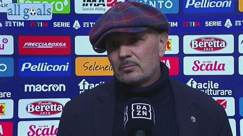 Bologna Napoli Intervista Pre Partita Sinisa Mihajlovic