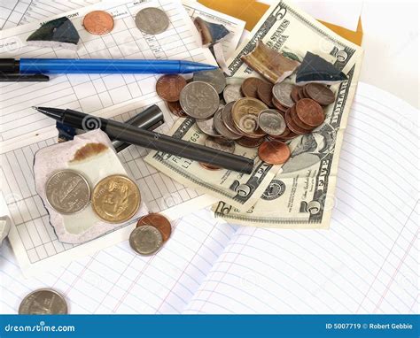 Counting Pennies stock image. Image of broke, currency - 5007719