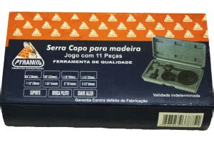 Kit Serra Copo Pyramid Madeira Gesso Plastico Pcs Tutela Epi