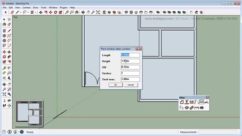 Sketchup Dibac Plugin Model Rumah Kamar Youtube