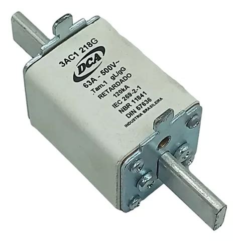 Fusível Retardado Dca 3ac1 218g 63a 500v 120ka Gl gg Parcelamento sem