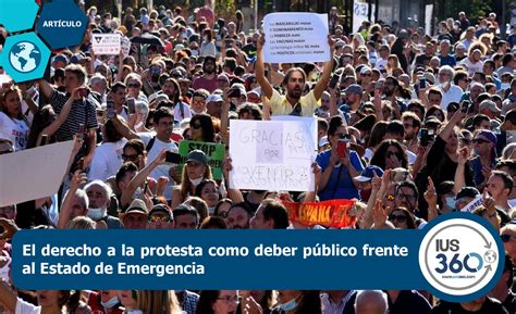 El derecho a la protesta como deber público frente al Estado de