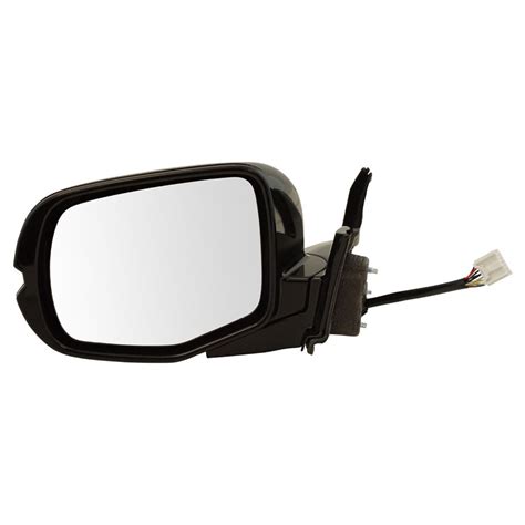 Mirror Power Heated Memory Turn Signal Gloss Black Driver Side Left LH