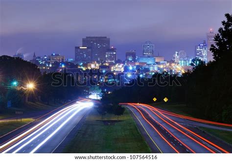 Skyline Downtown Columbia South Carolina Above Stock Photo Edit Now