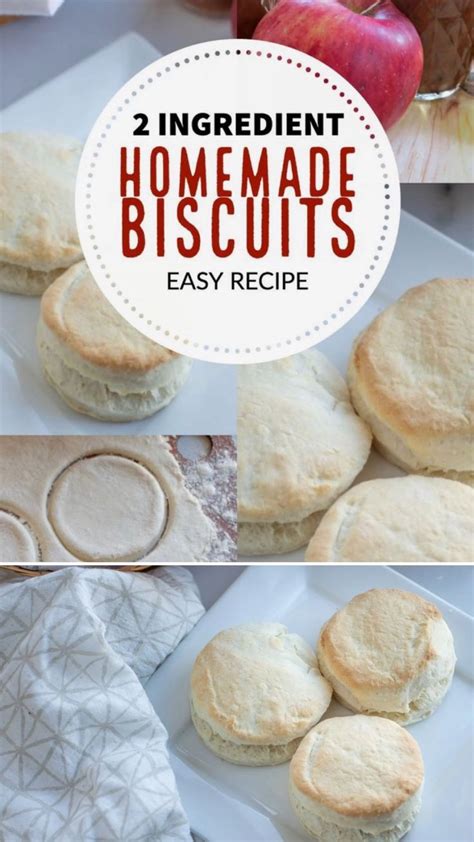 Fast And Easy 2 Ingredient Biscuits Video Recipe Video Homemade