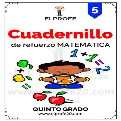 Cuadernillo de trabajo de matemática para quinto grado