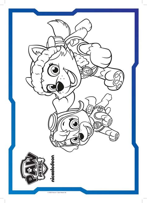 Nickalive Paw Patrol Coloring In Sheets Nick Jr Color