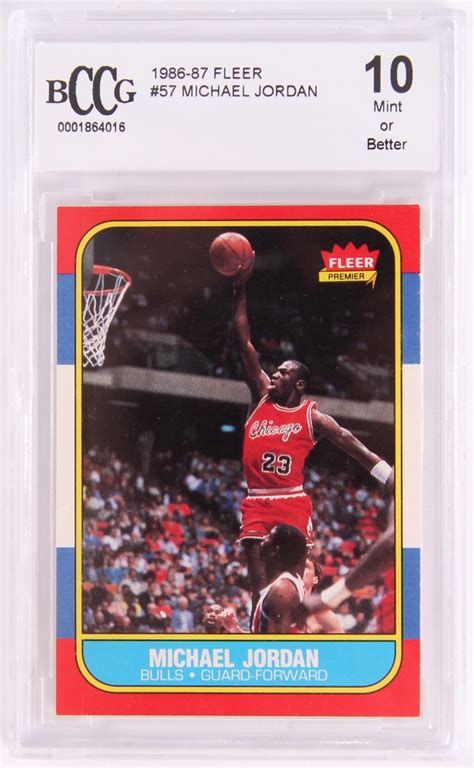 Michael Jordan Fleer Rc Bccg Pristine Auction