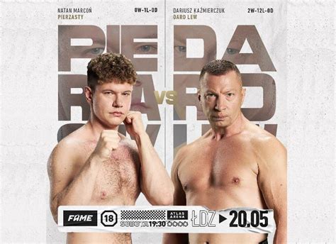 Dariusz Daro Lew Kaźmierczuk vs Natan Marcoń na gali FAME MMA 16