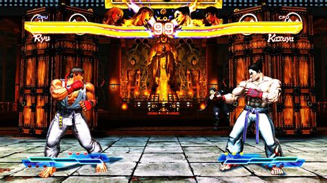 Ryu Ken Vs Kazuya Law Hardest Street Fighter X Tekken Youtube