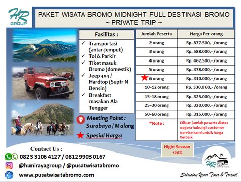 Paket Wisata Bromo Midnight Tour Terbaik Pusat Wisata