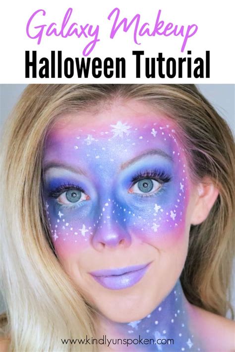 Easy Galaxy Makeup Tutorial For Halloween Kindly Unspoken