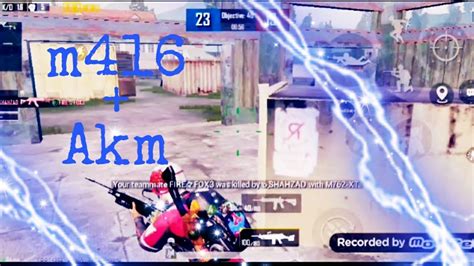 Pubg Mobile Montage M Akm Bast Combo Youtube