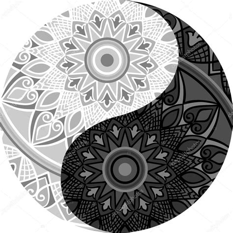 Mandala Yin Yang Stock Vector AmeKamura 115947274