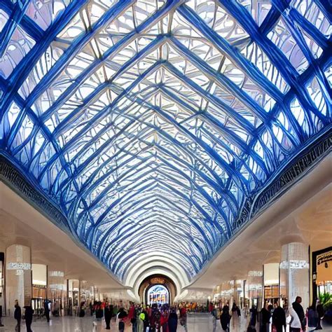 Elaborate And Beautiful Train Station Hall Filled With Stable