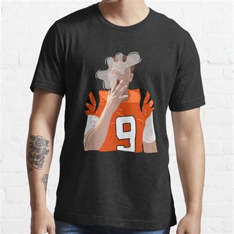 Joe Burrow Smoking Cigar T Shirt For Sale By Rachwillz Redbubble