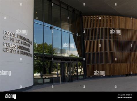 Royal Welsh College Of Music And Drama New Building Cardiff Stock