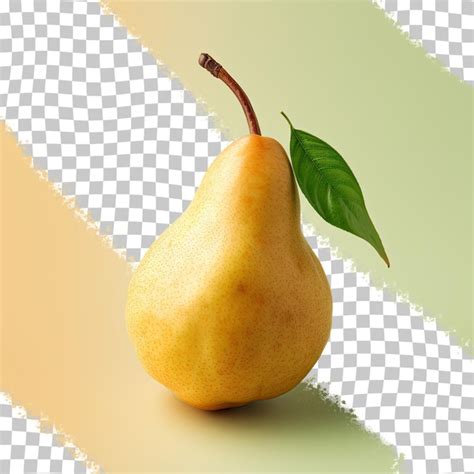 Premium Psd Transparent Background Isolated Pear Fruit