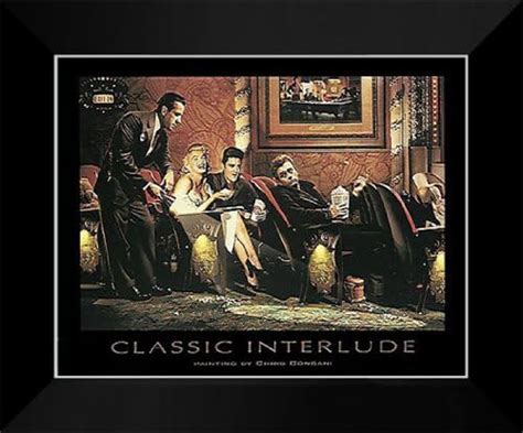 Chris Consani Framed Art Print 18x15 Classic Interlude