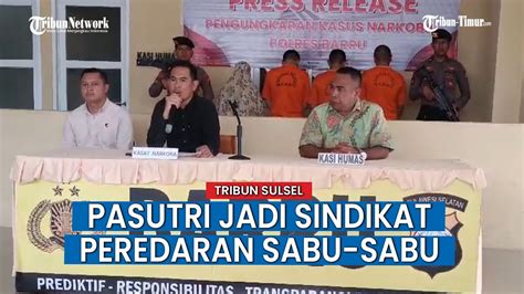 Polres Barru Ringkus Orang Sindikat Peredaran Sabu Sabu Ada Pasutri