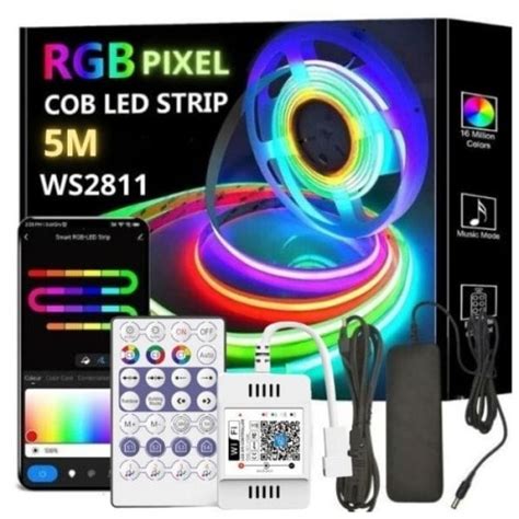 M Cyfrowa Ta Ma Led Cob Rgb Pixel Ws Aplikacja Muzyka Pilot