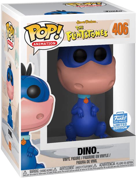 Figurine Pop Hanna Barbera 406 Pas Cher Dino Bleu Les Pierrafeu