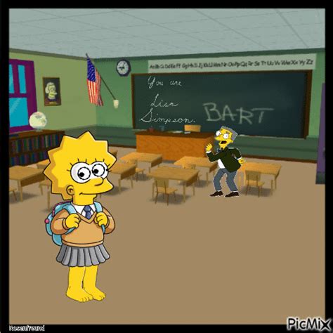 Lisa Simpson Classroom - Free animated GIF - PicMix