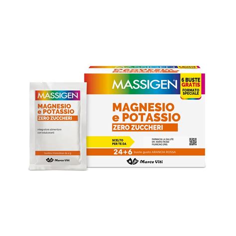 Marco Viti Farmaceutici Massigen Magnesio Potassio Zero Zucchero