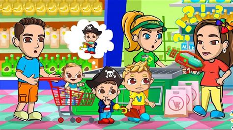 Vlad Niki Supermarket Game Go Shopping Games Cartoon Games